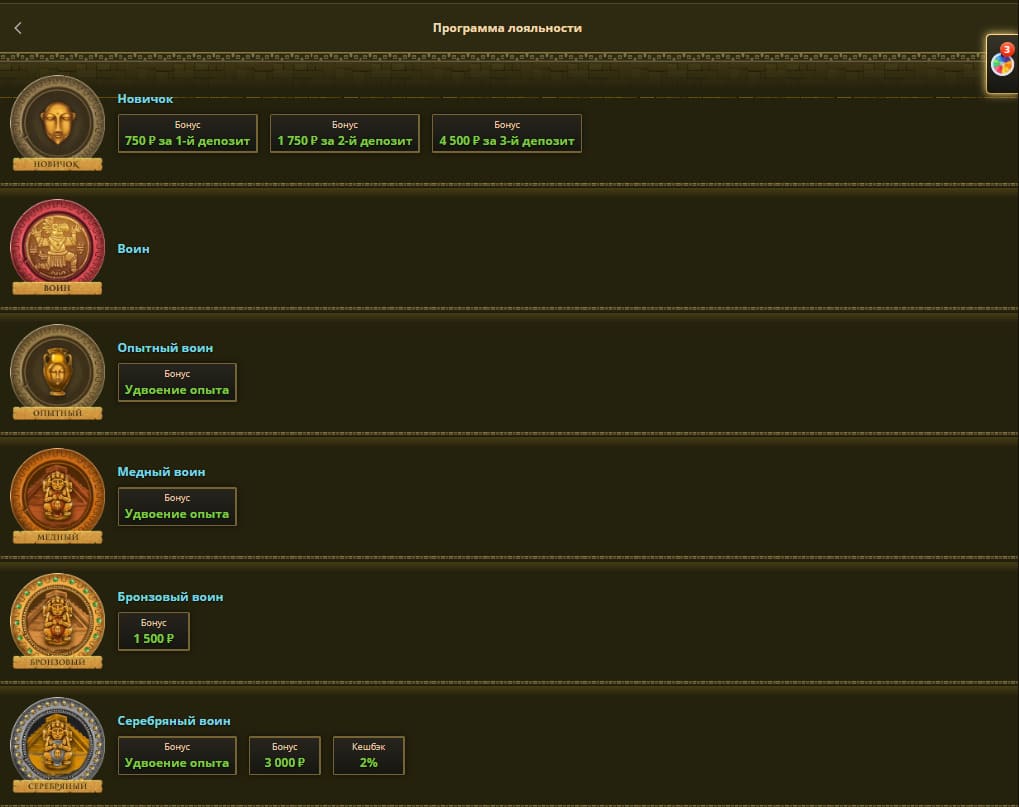 программа лояльности Эльдорадо казино